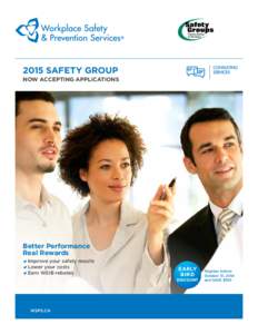 Risk / Rebate / Workplace Safety & Insurance Board / Safety / Workplace safety / Occupational safety and health / WSIB / Management