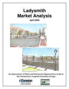 Ladysmith Market Analysis April 2004 Renderings by MSA Professional Services