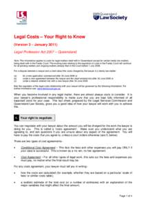 Your right to challenge legal costs