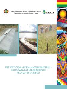 MINISTERIO DE MEDIO AMBIENTE Y AGUA Estado Plurinacional de Bolivia presentación - resolución ministerial: guías para la elaboración de