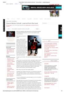 [removed]Daniel Müller-Schott: Learned from the best - Classical Music - Limelight Magazine