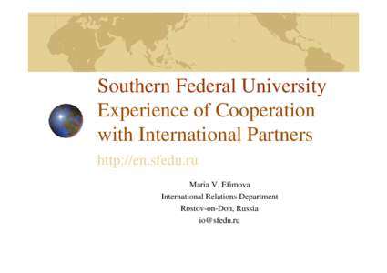 Southern Federal University