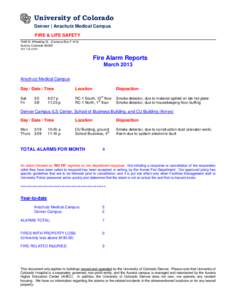 Microsoft Word - Fire Alarm Reports Mar13.docx