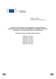 EUROPEAN COMMISSION Brussels, [removed]COM[removed]final provisoire