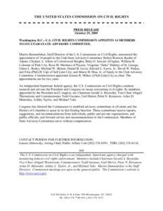 Gerald A. Reynolds / Michael Yaki / Education in the United States / Politics of the United States / United States Commission on Civil Rights / Peter Kirsanow / Abigail Thernstrom