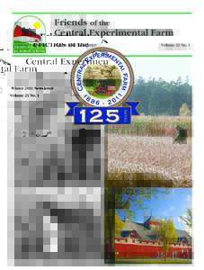 Friends of the Central Experimental Farm Volume 23 No. 1 perimen x
