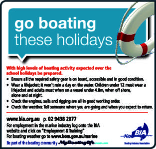 Be part of the boating community   
