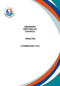 Minutes of Ordinary Meeting of Council - 10 February 2015