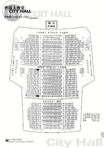 Hong Kong City Hall Concert Hall Seating Plan