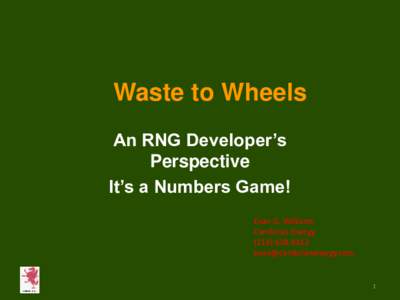 An RNG Developer’s Perspective: It’s a Numbers Game!