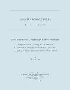 SINO-PLATONIC PAPERS Number 16