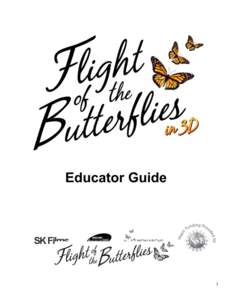 Flight Of The Butterflies In 3D - Educator Guide