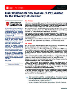 CASE STUDY  Fax Services Esker on Demand