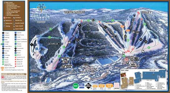 BASE LODGE • Rental Center • Snowsports School • Ski & Snowboard Check • Ticket/Pass Office • Lockers