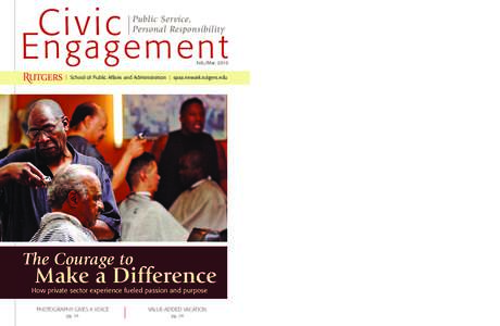 Civic E ngagement Public Service, Personal Responsibility  Feb./Mar. 2010