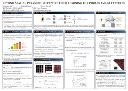 B EYOND S PATIAL P YRAMIDS : R ECEPTIVE F IELD L EARNING FOR P OOLED I MAGE F EATURES[removed]