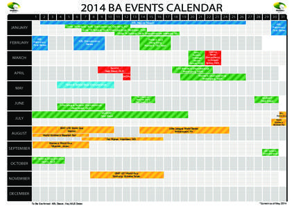 2014 BA EVENTS CALENDAR[removed]