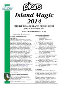 ISLAND MAGIC 2014 ENTRY Form