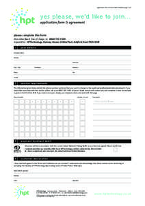 Application Form & Direct Debit Mandate: page  of 3  yes please, we’d like to join…