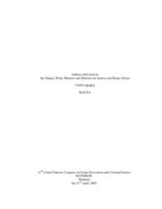 International law / Extradition / International criminal law / Corruption / Criminal law / Eurojust / Transnational organized crime / United Nations Convention against Corruption / Organized crime / Law / International relations / Government