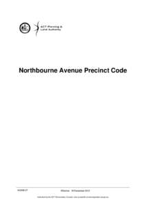 Northbourne Avenue Precinct Code