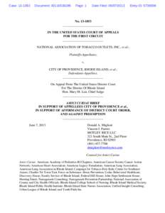 Amicus Preemption Brief -- 1st Cir with consent