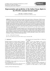 QUARTERLY JOURNAL OF THE ROYAL METEOROLOGICAL SOCIETY Q. J. R. Meteorol. Soc. 135: 337–[removed]Published online 5 February 2009 in Wiley InterScience (www.interscience.wiley.com) DOI: [removed]qj.370  Representation 