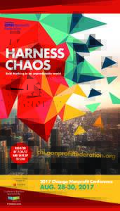 HARNESS CHAOS Bold thinking in an unpredictable world REGISTER BY