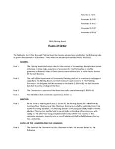 Reconsideration of a motion / Federal Rules of Civil Procedure / Standing Rules of the United States Senate /  Rule XIII / Standing Rules of the United States Senate / Parliamentary procedure / Quorum