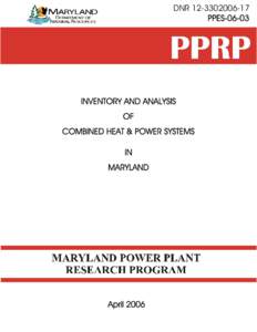 Technology / Maryland Public Service Commission / Distributed generation / Energy industry / Power station / Micro combined heat and power / Energy recycling / Energy / Energy economics / Cogeneration