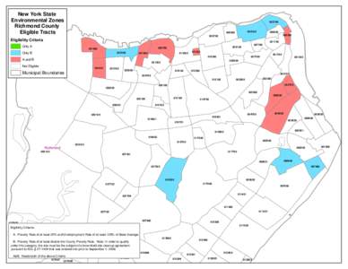 New York State Environmental Zones Richmond County Eligible Tracts[removed]