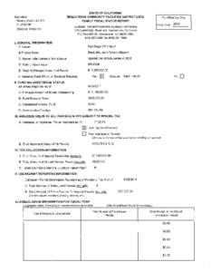 Mello-Roos / Foreclosure / Teeter Plan / Tax / Bond / Economics / Public finance / California law