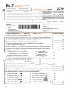 2010 Form WI-Z Wisconsin income tax return (pdf fillable format) (Spanish version)