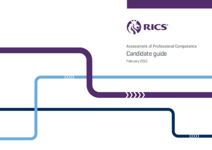 Candidate guide  Assessment of Professional Competence Candidate guide February 2015