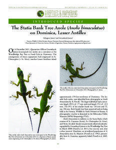 WWW.IRCF.ORG/REPTILESANDAMPHIBIANSJOURNAL TABLE OF CONTENTS