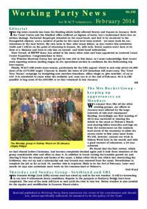 Working Party News for WACT volunteers - No 243  February 2014