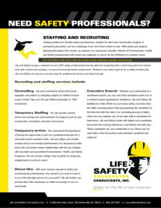 Life and Safety SS_Staffing