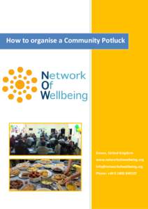 How to organise a Community Potluck