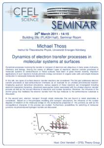Dynamical processes involving the transfer or transport of electrons are ubiquitous in many areas of physics, chemistry and bi