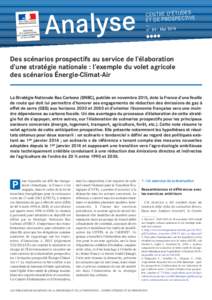 Analyse  CENTRE D’ÉTUDES ET DE PROSPECTIVE — 16