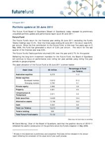 Microsoft Word - Portfolio update_June 2011.DOC