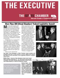 THE EXECUTIVE THE STATE CHAMBER Nebraska Chamber of Commerce & Industry September 2011