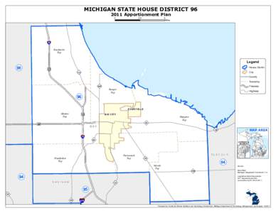 MICHIGAN STATE HOUSE DISTRICTApportionment Plan 0 2.5