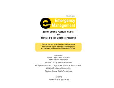 Emergency Action Plan for Retail Food Establishment - English version