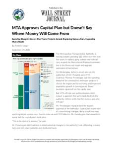 Metropolitan Transportation Authority of New York / Second Avenue Subway / Massachusetts Bay Transportation Authority / New York state public-benefit corporations / East Side Access / Metro-North Railroad / Transportation in the United States / Rail transportation in the United States / Metropolitan Transportation Authority