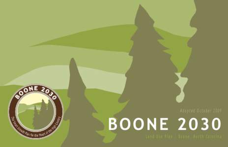 Adopted October[removed]BOONE 2030 Land Use Plan | Boone, North Carolina