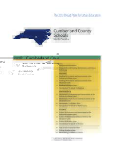 The 2013 Broad Prize for Urban Education  Cumberland County Schools North Carolina