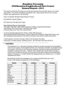 Microsoft Word - Bromley Center-Program Overview-2013.docx