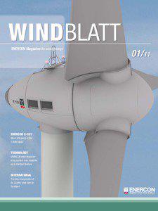 WINDBLATT ENERCON Magazine for wind energy