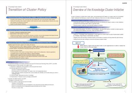 Innovation / Management / Cluster development / Science / Business cluster / Structure / America COMPETES Act / URENIO / Economic geography / Strategic management / Economics